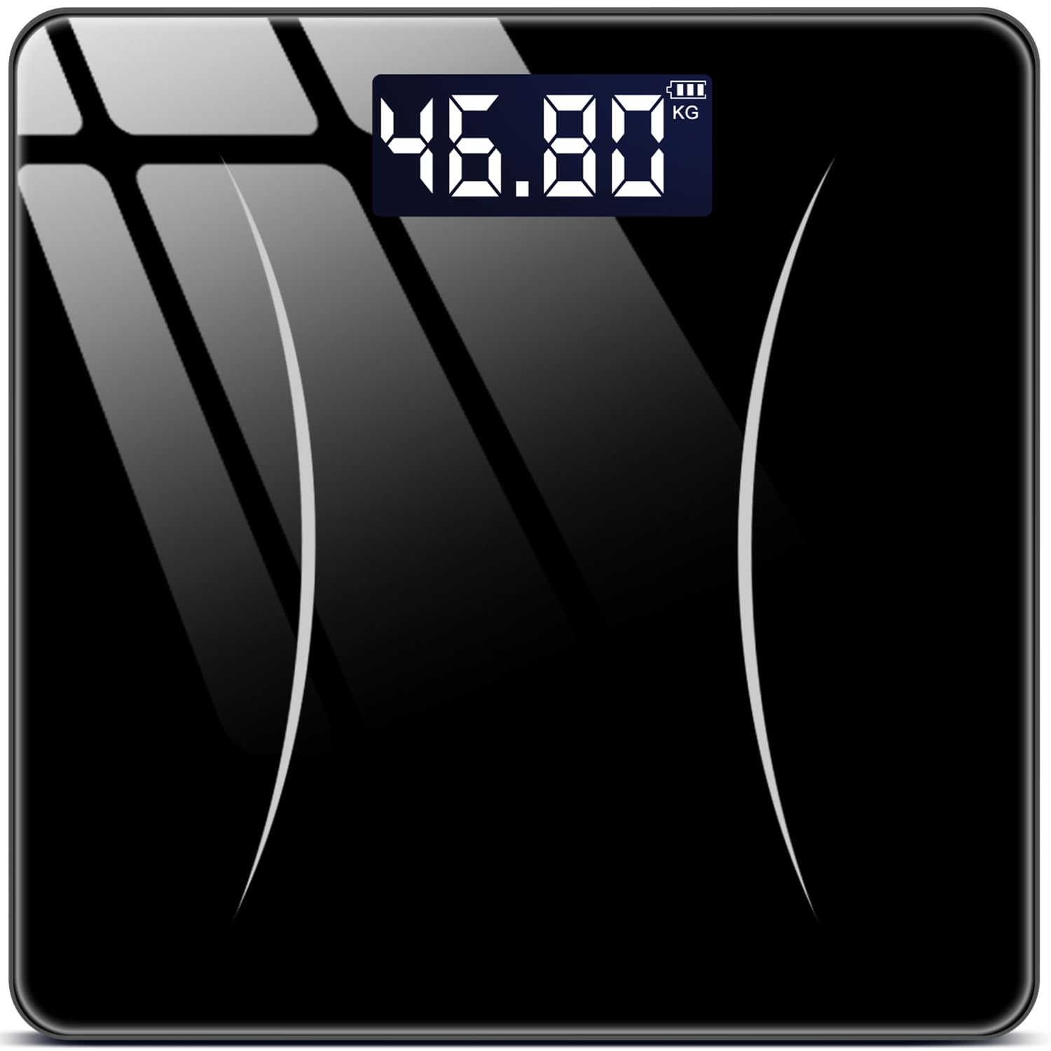 

2024 New Release Weighing Health Just High Automatic Power Backlight Supports up to Body Tempered Batteries Included / Thin] Scale, Meter, Ride,