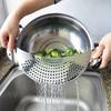Pot Strainer Pot Side Pan Drainer Leakproof Vegetable Rice Wash Water Filter Basket Baffle Drainer Draining Tool Home Kitchen