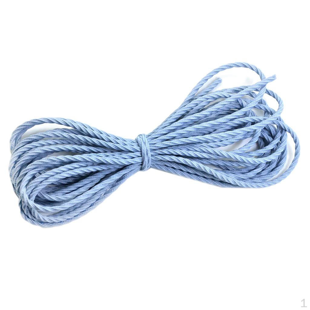 Tie Material with 2.8mm Hair Elastic синий