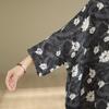 DIMANAF New 2026 Women Plus Size Spring Summer Beach Vintage Long Dress Lady Loose Oversize Maxi Floral Print Cotton Button