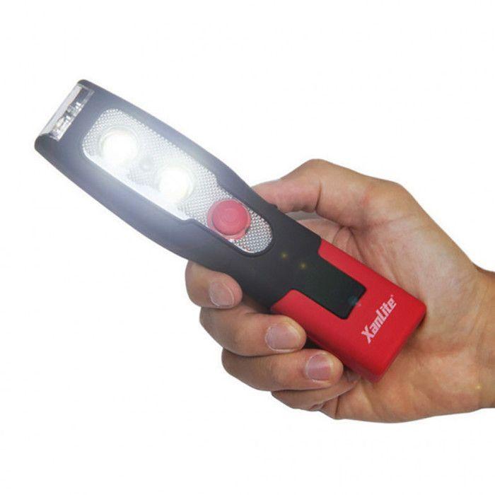 LED Work Light - Xanlite - USB Rechargeable - 200 Lumens - 2 Modes - Black