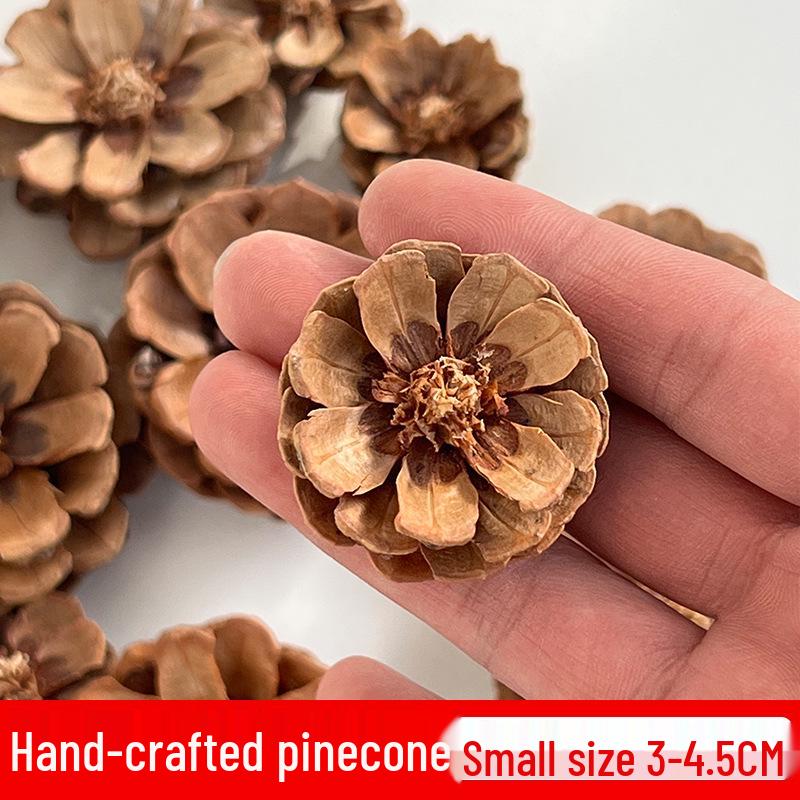 Hand-Painted Acrylic Pine Cone Christmas Decoration Pack of 20
