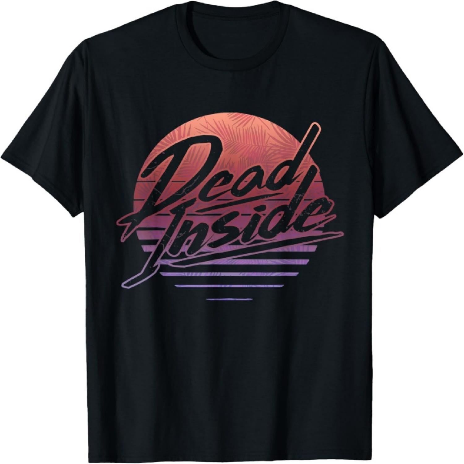 

1980 Retro Sad Floral Sunset - Aesthetic Vaporwave T-Shirt S