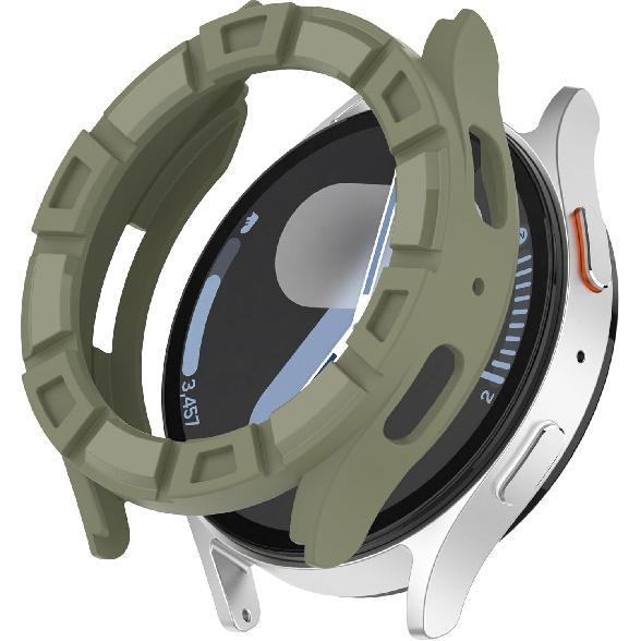 Compatible for Samsung Galaxy Watch FE/Galaxy Watch 7/Galaxy Watch 5/Galaxy Watch 4 40MM 44MM Case Protective Bumper Cover Case Accessories (5Colors,