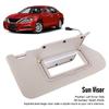 New 1Pc Car Sun Visor with Makeup Light Beige Stylish Look Enhanced Safety Sun Shielding Visor for Altima 2013 To 2018