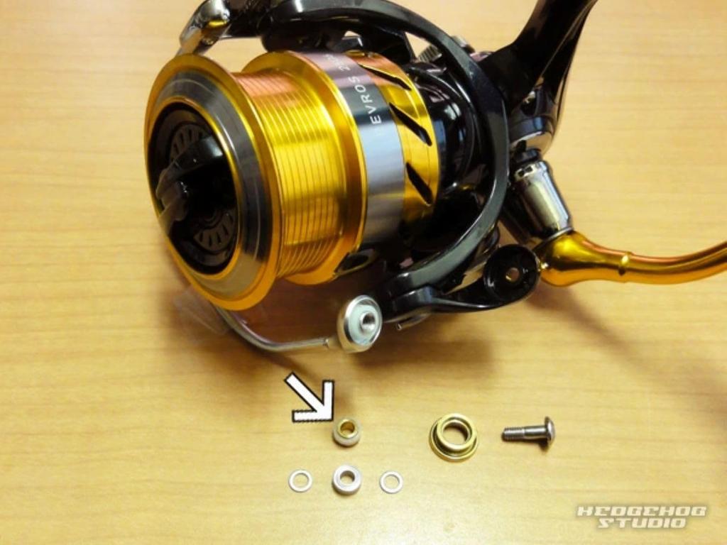 Line Roller 1BB Additional Bearing Tuning Kit for Daiwa [HEDGEHOG STUDIO] [HRCB Anti-Rust Bearings]