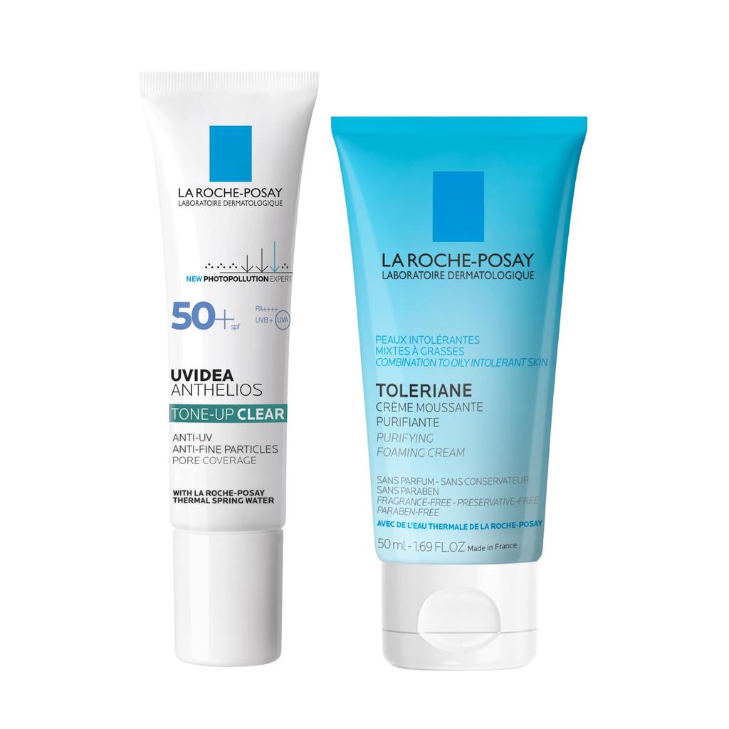La Clear UV for and Combination 30ml Roche-Posay Tone-Up Kit, Primer, SPF50+ PA++++, Moisturizing, Sensitive, Oily, Skin,