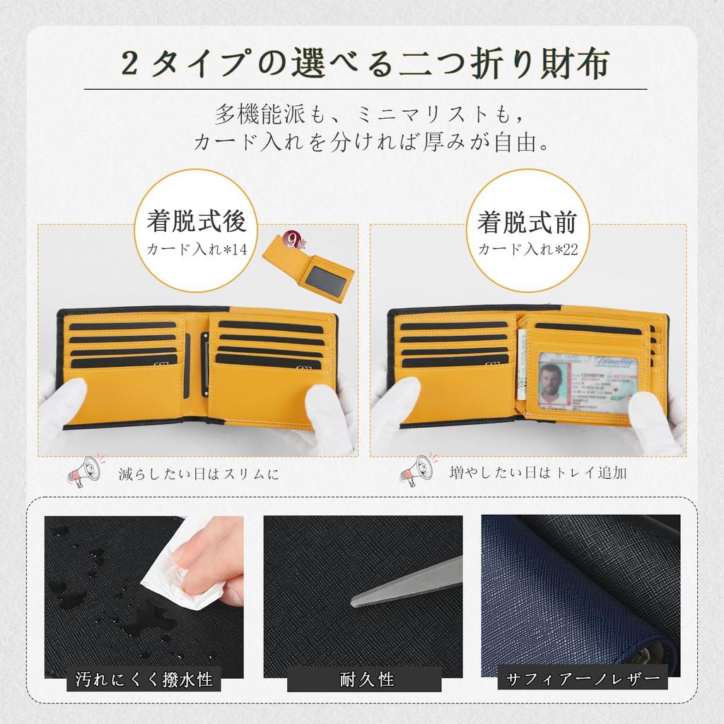 GSG Bifold Genuine Holds 22 Includes a Coin Purse and Removable Card RFID Made by Top Wallet Large Popular Folding Wallet for Product 22098 Men's