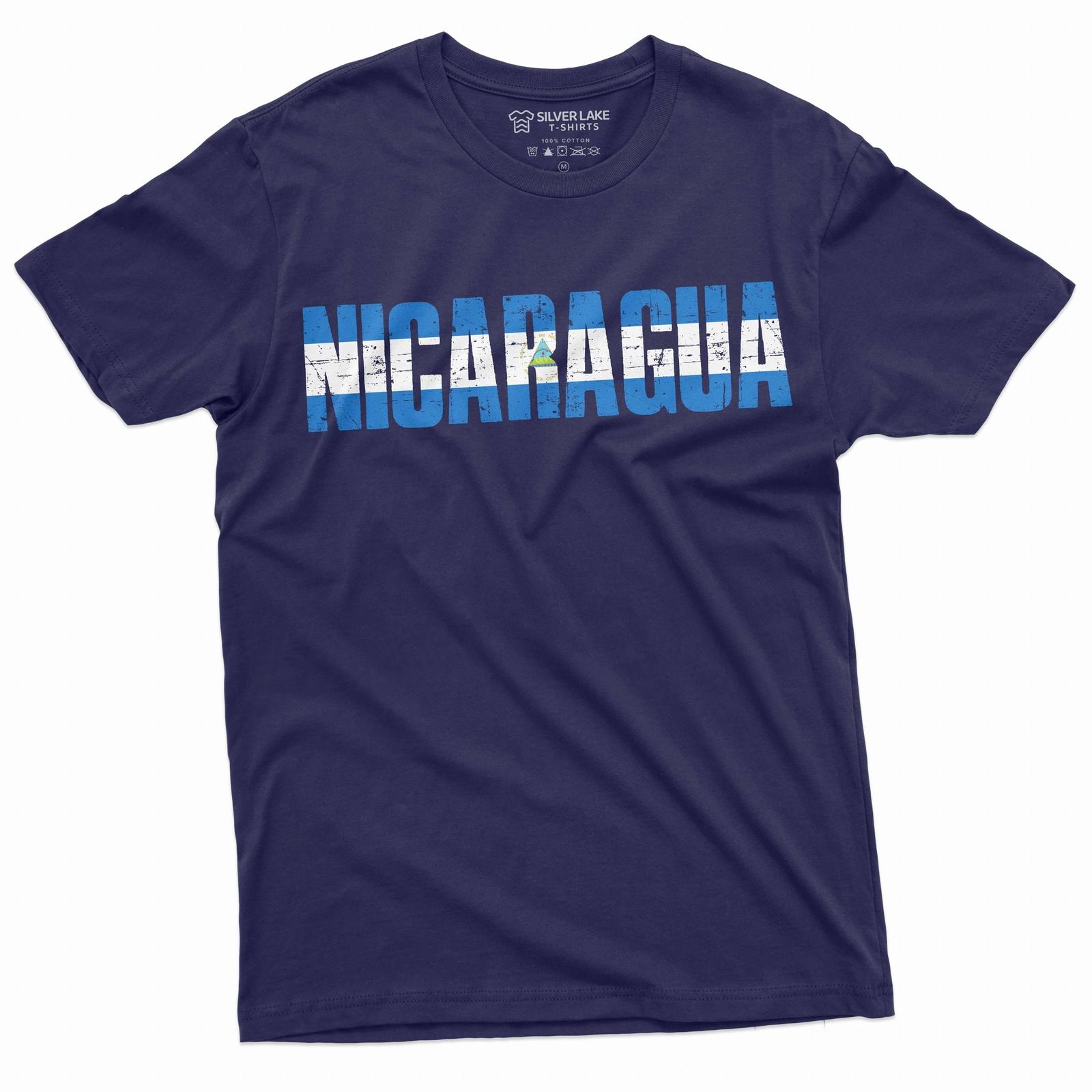 Men s Nicaragua T-Shirt Mens Womens Tees Top Nicaragua Patriotic National Nicaraguan Shirts M