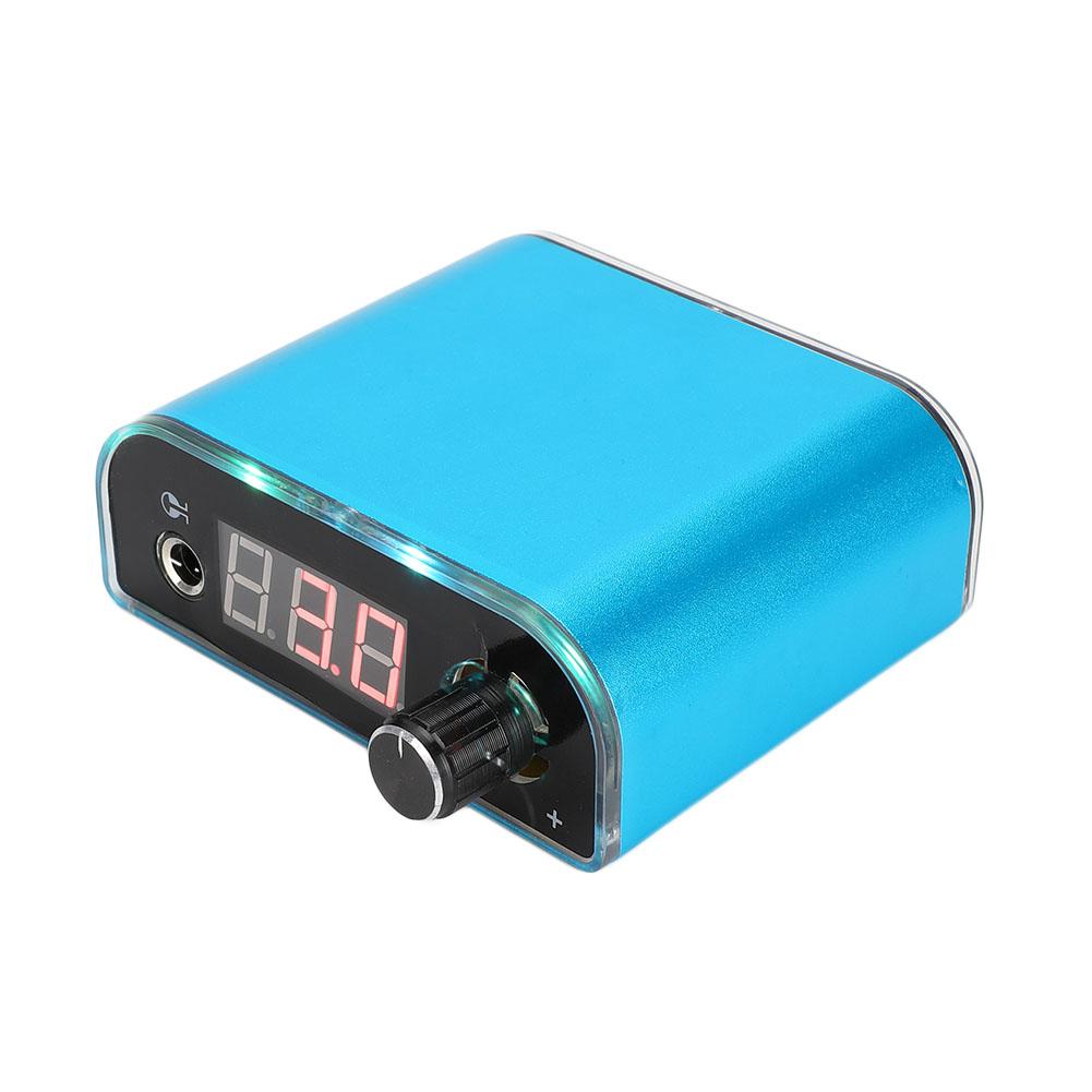 

Профессиональный регулируемый блок питания для тату-машинки Источник питания для татуировок с ЖК-дисплеем синего цвета US Plug