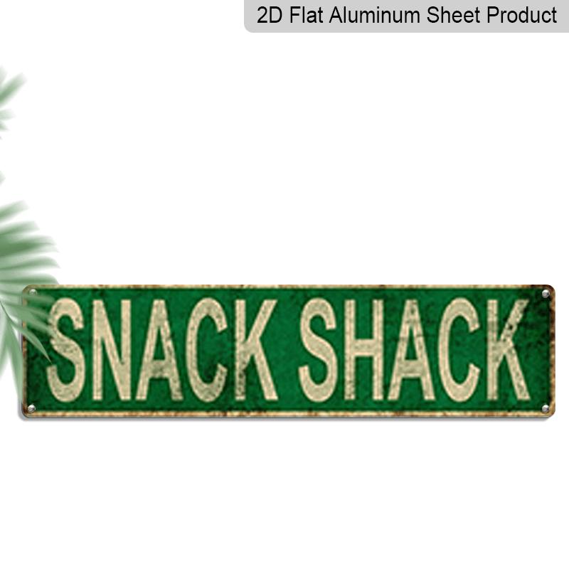 

Vintage SNACK SHACK Metal Sign - Retro Diner Wall Art with Snack Shack, Waterproof & Dustproof Aluminum Decorative Sign Suitable for Home, Bar 40cm x 10cm