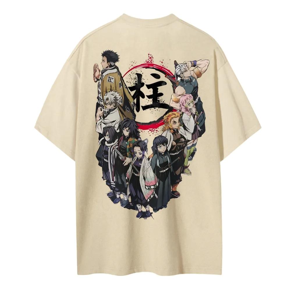 

New Fashion Devil Killer Cotton Parent-child Clothing Fashion Men s and Women s Printing Universal Crew Neck Animation T-shirt 4XL