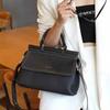 Top-layer cowhide genuine leather women's bag, crossbody messenger bag, large-capacity commuter shoulder bag