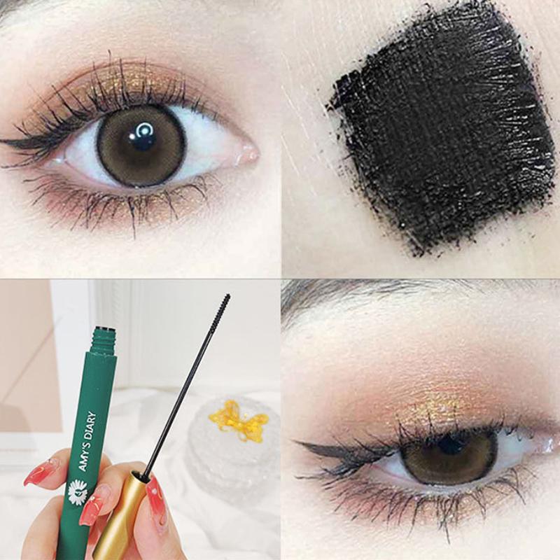 1Pcs Waterproof Mascara Black Brown Ultra-Fine Small Brush Head Eyelash Extension Makeup Lengthen Natural Lashes Korean Cosmetic