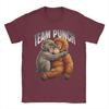 Punch Monkey Funny Animal T Shirt for Men 100 Cotton Fashion for Male TShirts Crew Neck  Tees Short Sleeve Tops Graphic