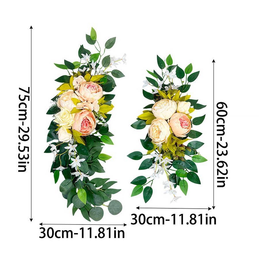 Floral Wedding Arch & Welcome Sign Decoration Set