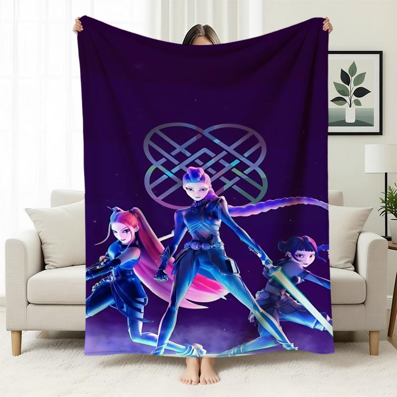 Kpop Witchers Witchers Peripheral Blankets Blankets Flannel Nap Blankets Blankets Printed Office Sofa Blankets