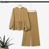 Seturi casual din două piese pentru femei: Bluză cu mânecă lungă și pantaloni lungi