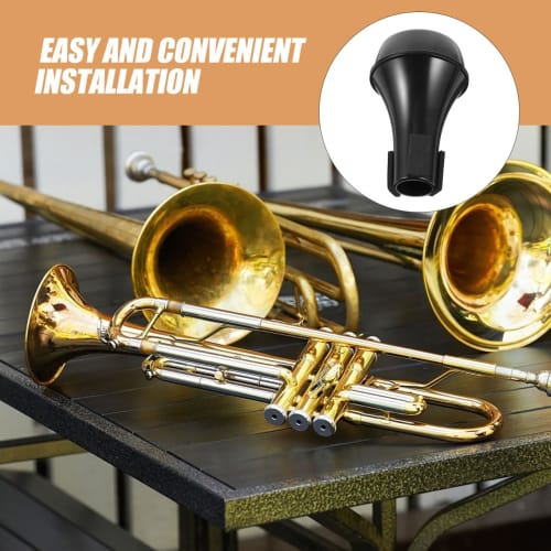 Ibasenice Trompetendämpfer, Weicher Dämpfer zum Üben, Gerader Trompetendämpfer, Dämpft, Absorbiert Schall, Reduziert Schalldruck, Dämpft in Innenräumen, Zuhause Pra