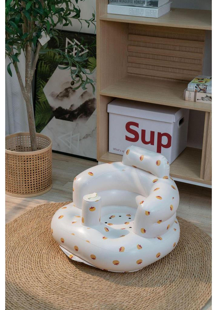 Inflatable Baby Learning Chair: Korean Style Portable Sofa with Pump