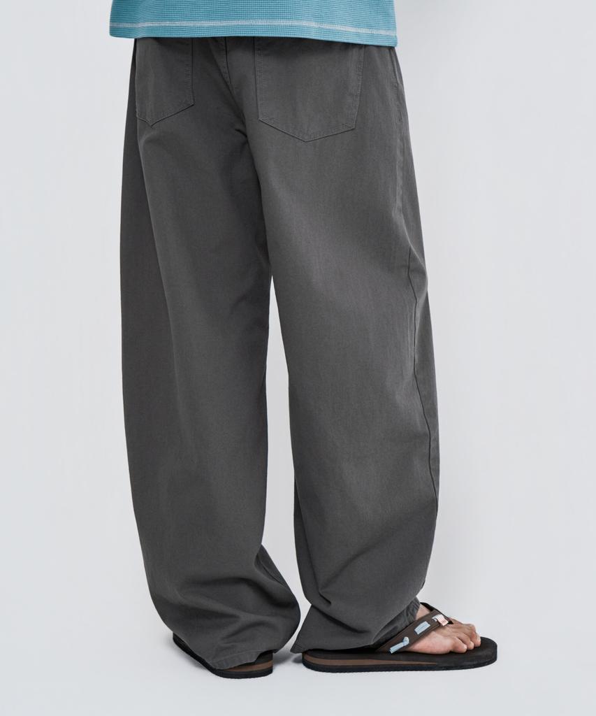WAAR M293 Chino Wide Cotton Pants_Taupe