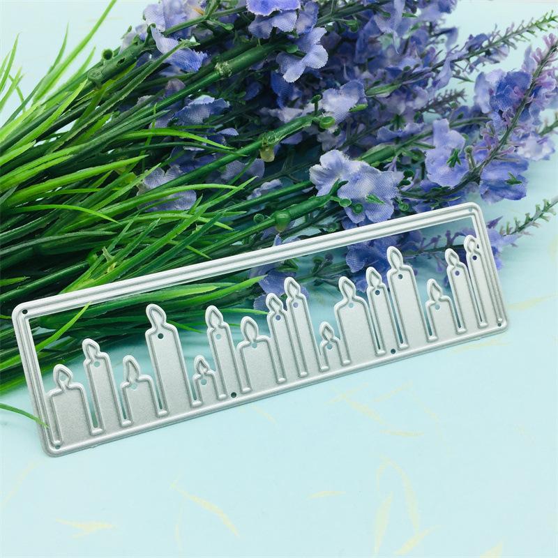 

Многие свечи имеют дизайнерский узор, металлические трафареты, сделай сам, скрапбукинг, тиснение, трафарет, бумага, шаблон для альбома серебряный