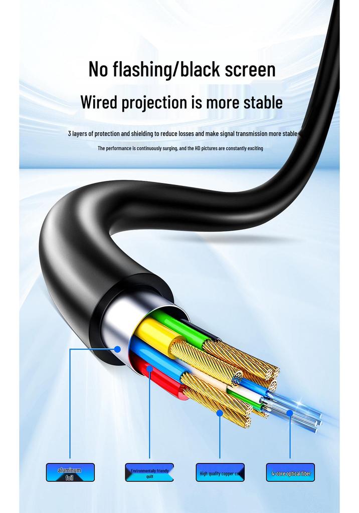 USB-C to HDMI Adapter Cable, 4K@60Hz, 1.8m