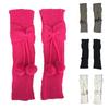 Leg Warmer Bowknot Ball Warm Solid Color Knitted Boot Socks for Autumn Winter