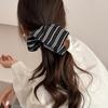 Women's Square Striped Gopchang Scrunchie Hairband