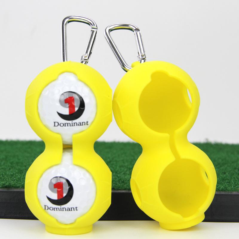 Golf Silicone Ball Covers (2-Pack) - Protective Accessories with Belt Attachment