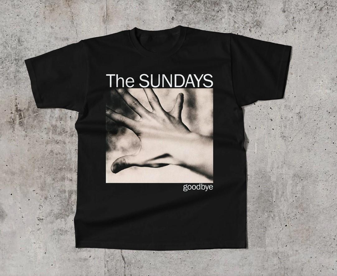The Sundays Tshirt Retro Graphic Tees 90s Band Tees Summer Unisexs and Womens Loose and Breathable Tshirt Top S