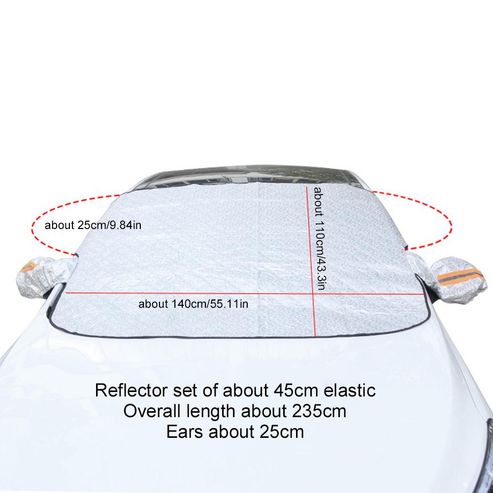 Truck Windscreen Thickened Windshield Sun Shade Magnetic Front Window Sun Blocker Windscreen Protection Parasol Car Accessories