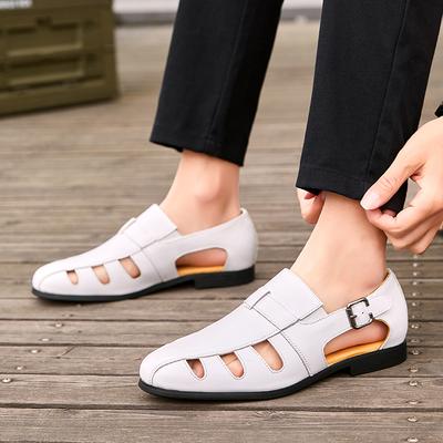 Neue Sommer Herren Sandalen Europäisch Amerikanische Gentlemen Elegant Designt Atmungsaktiv Strand Sandalen Größe 38-46 Herren Sandalen