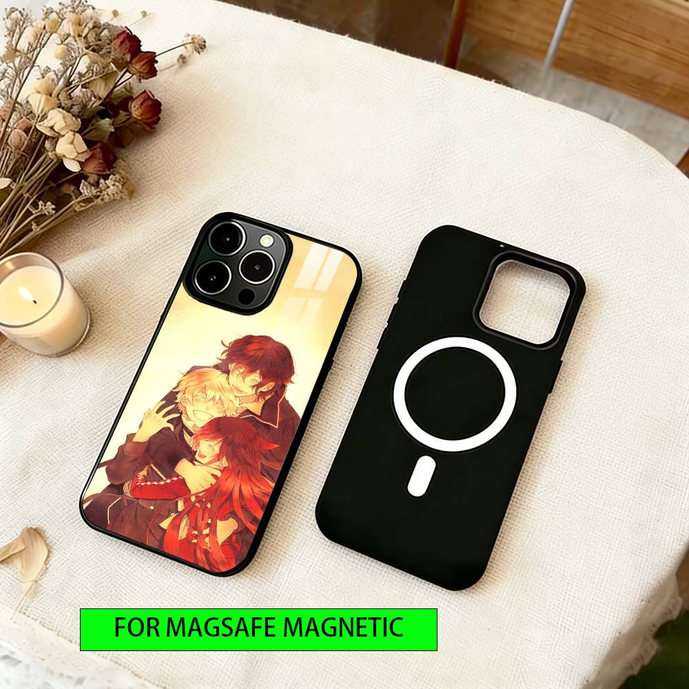 Pandora Hearts Phone Case For iPhone17,16,15,14,13,12,11 Plus,Pro Magnetic with Magsafe Wireless Charging