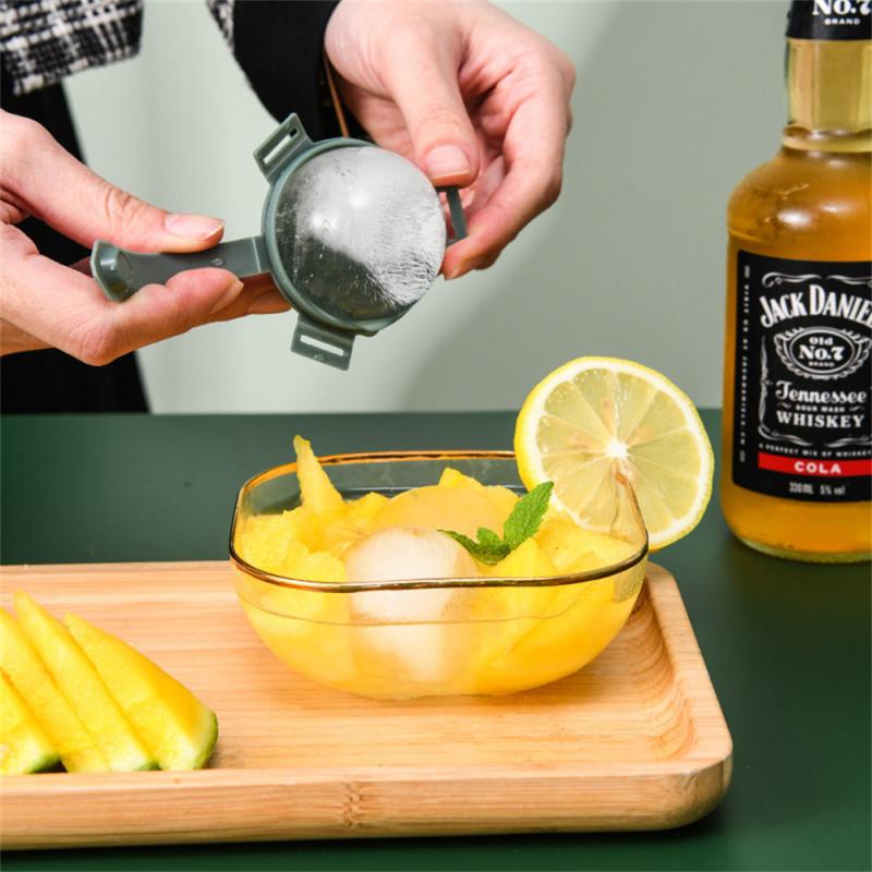 5CM Round Ball Ice Cube Mold DIY Ice Cream Maker Plastic Ice Mould Whiskey Ice Tray For Bar Tool Kitchen Gadget Accessories