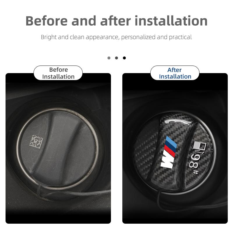 Heiß 2025 Echte Kohlefaser Gas Kraftstofftankabdeckung Öleinfüllstutzen Staubdichte Kappe Für BMW G30 G38 6GT G32 X5 X6 E70 E71 F15 F10 F30 F35 F4