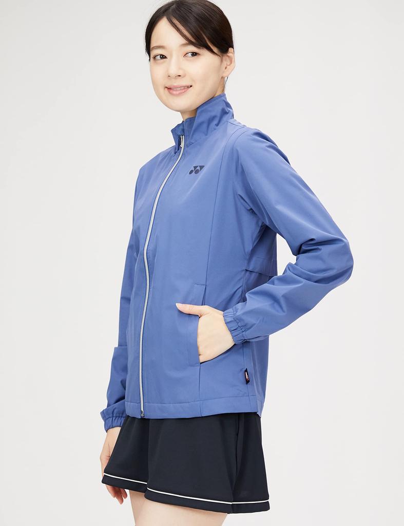 Yonex Podszywana Koszula Rozgrzewająca od Wiatru Indigo Navy M Kurtka, (Dopasuj styl), Kobiety, (353),