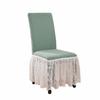 Stretchable Elastic Chair Cover Thickened Full Wrap Stool Cover Chair Cover with Skirt  Home Use