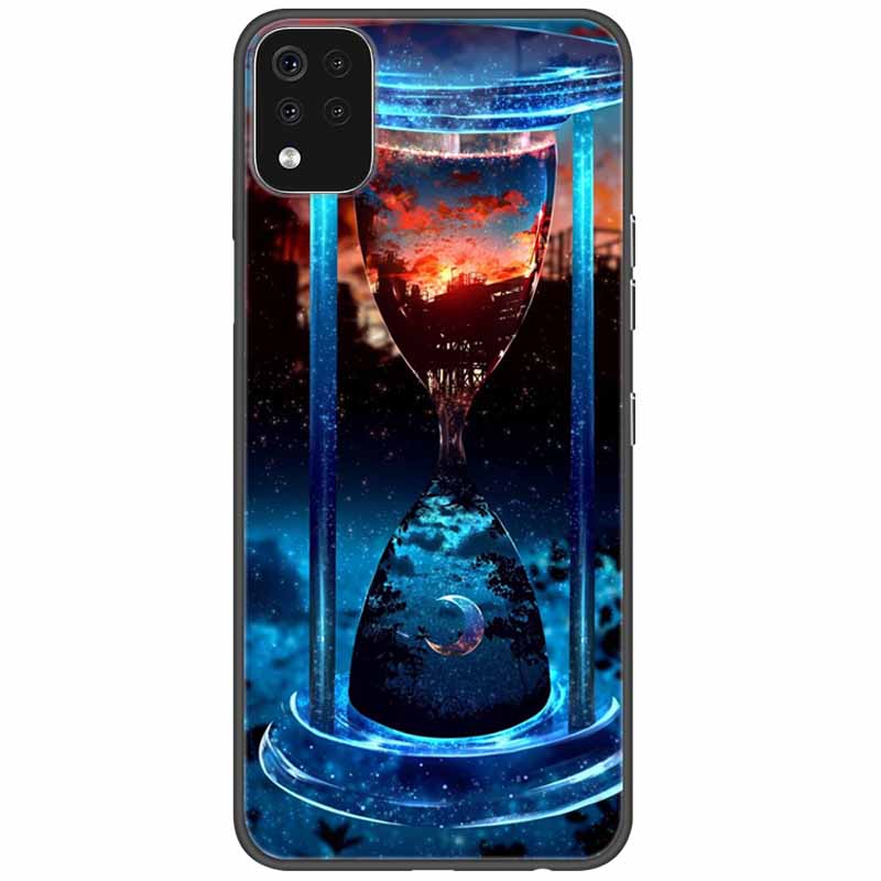 Phone Case For LG K42 K52 K62 Q52 Case Soft Painted Wolf Silicone Black Covers For LG K62 Cases K 42 Shockproof Funda for LGK52