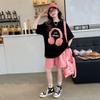 Summer Girls T-Shirts Sets KShort Sleeve Tops+Shorts 2Pcs Children Clothes Outfits Teen Loose Casual Suits Sportsuitids