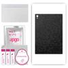 apgo Skin Sticker Film Foil Vinyl for the BACK Compatible with Lenovo Moto Tab, Scratch-resistant, Easy To Install - Black Honeycomb