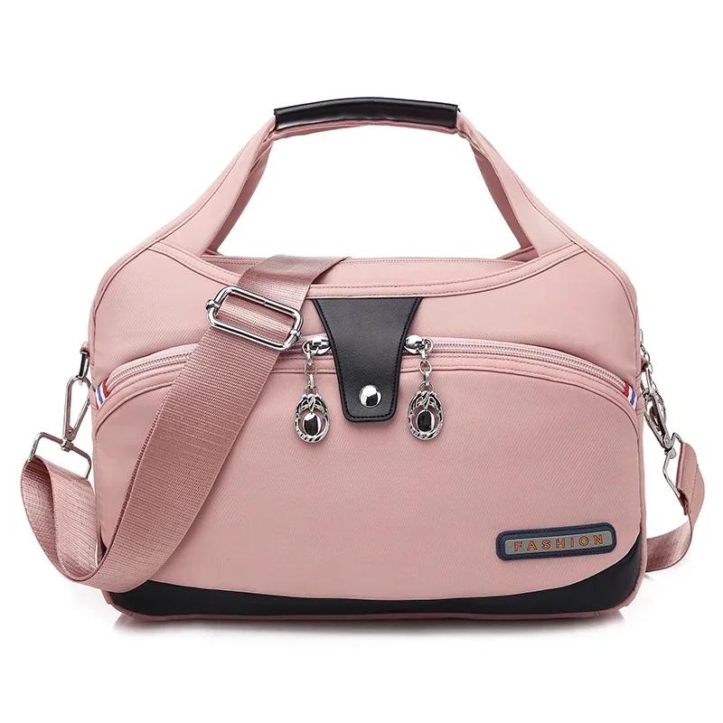 Duża pojemność kobieca torba typu crossbody, monochromatyczna torba na ramię, prosta, swobodna i słodka, wysokiej jakości, modna, nowa