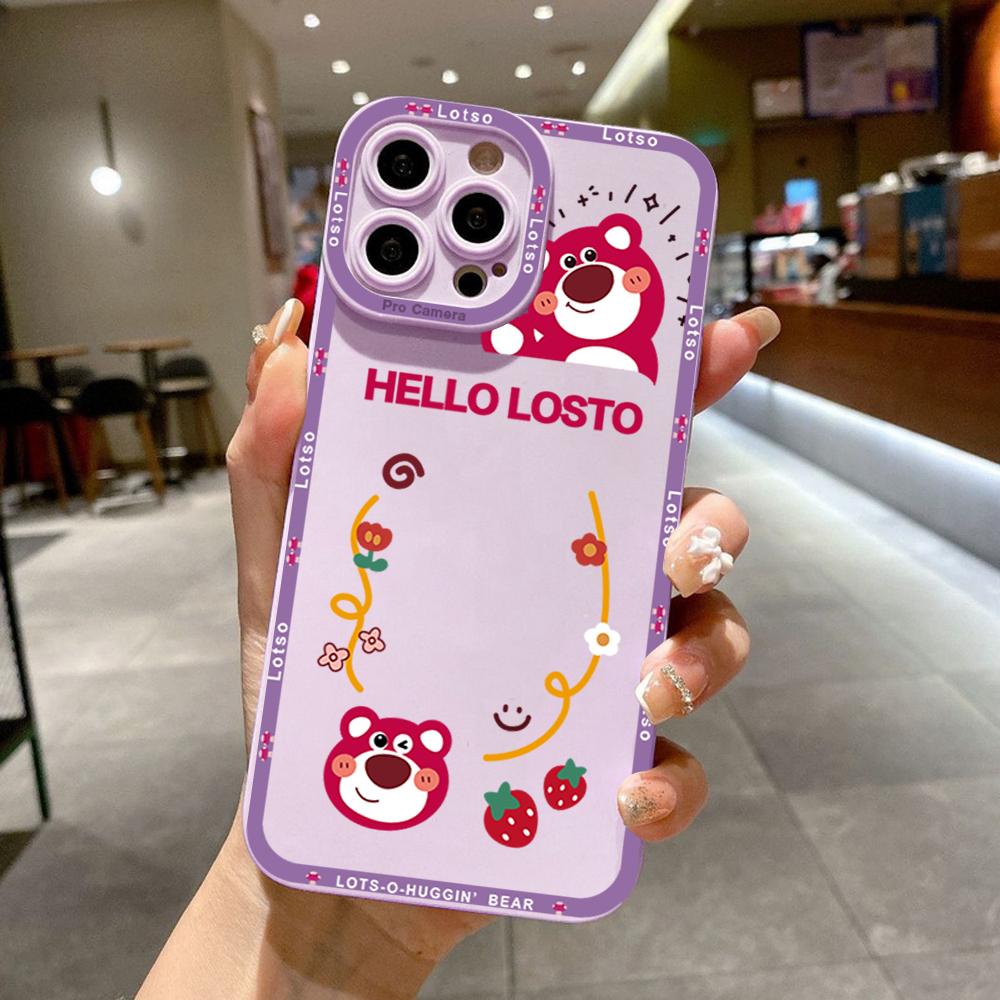 

Мягкий резиновый корпус с милым мультяшным мишкой Hello Mucho и полным объективом, защитный противоударный чехол для камеры Samsung