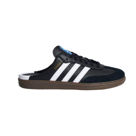 adidas Originals Samba Og Mule Color Block Round Toe Slip-On Sandals Unisex Footwear LB3815