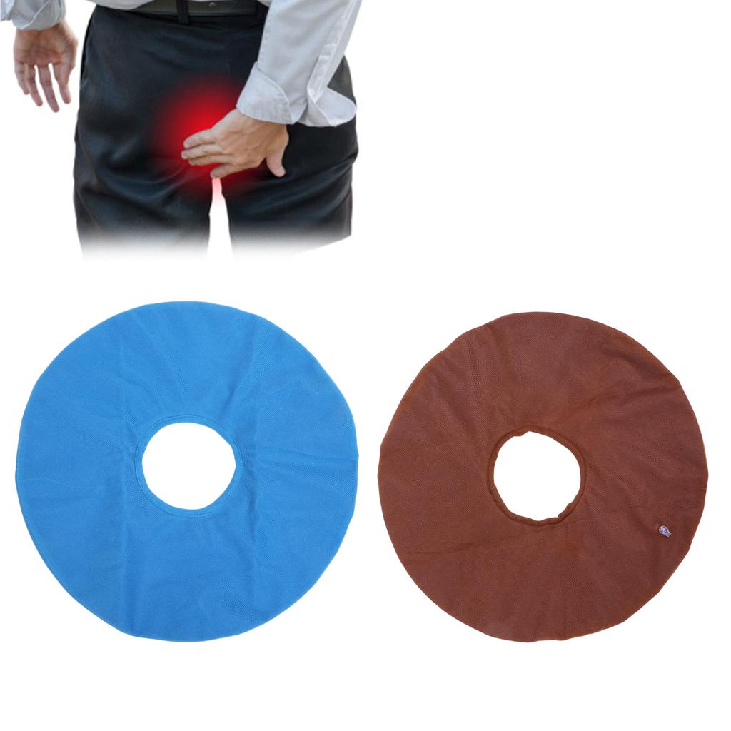 Inflatable Sitting Cushion Round Shape Prevent Bedsore Leakproof Wheelchair Stool Chair Cushion