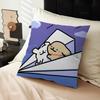 Cute Cartoon Line Dog Personalized picture text home decorative pillows Household Gifts 45x45cm