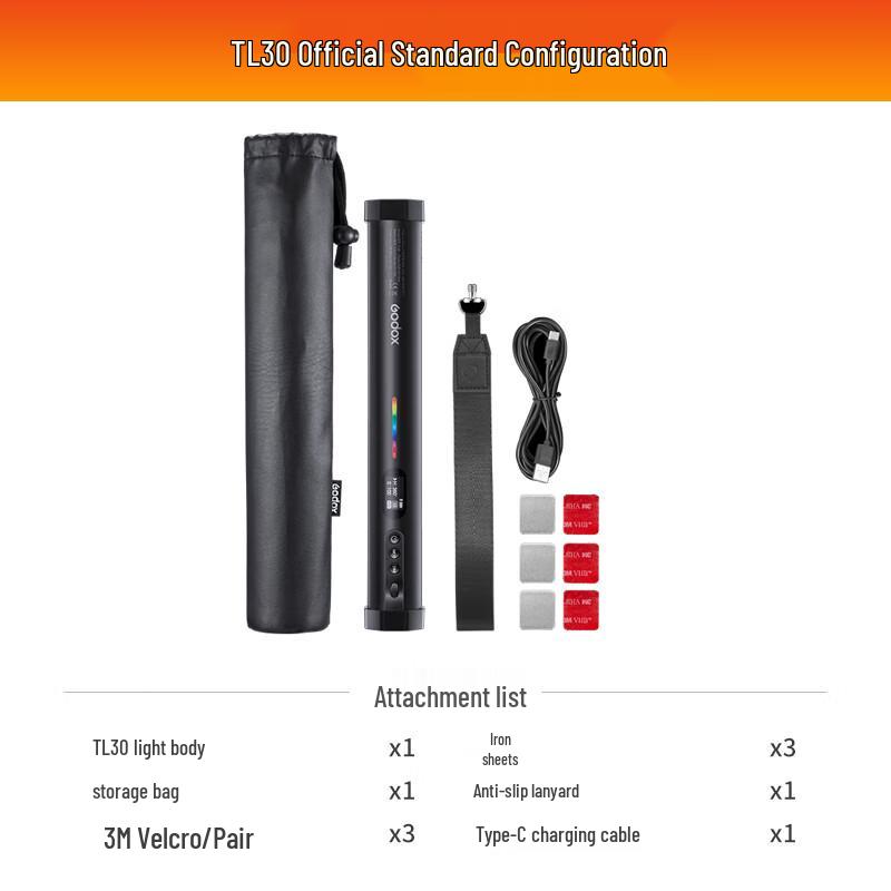 Светодиодная RGB-трубка Godox TL30