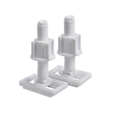 Plastic Toilet Seat Hinge Repair Bolts + Fitting Screws +Washers Kit Accessories Universal Household Replacement