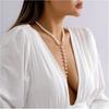 Pearl Pendant Necklaces for Women Long Y Lariat Chain Necklace Freshwater Pearl Choker Necklace Birthday Anniversary Mother's Day Gifts for Women