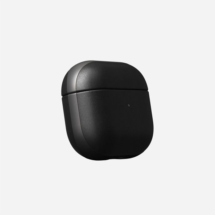 Coque AirPods 3 - Nomad - Cuir véritable - Noir - Étui moderne - Design classique